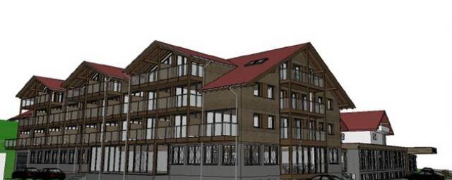 mögliche Visualisierung der Hotelerweiterung 2026