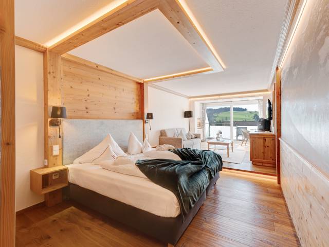 Doppelzimmer "Landleben" mit Balkon