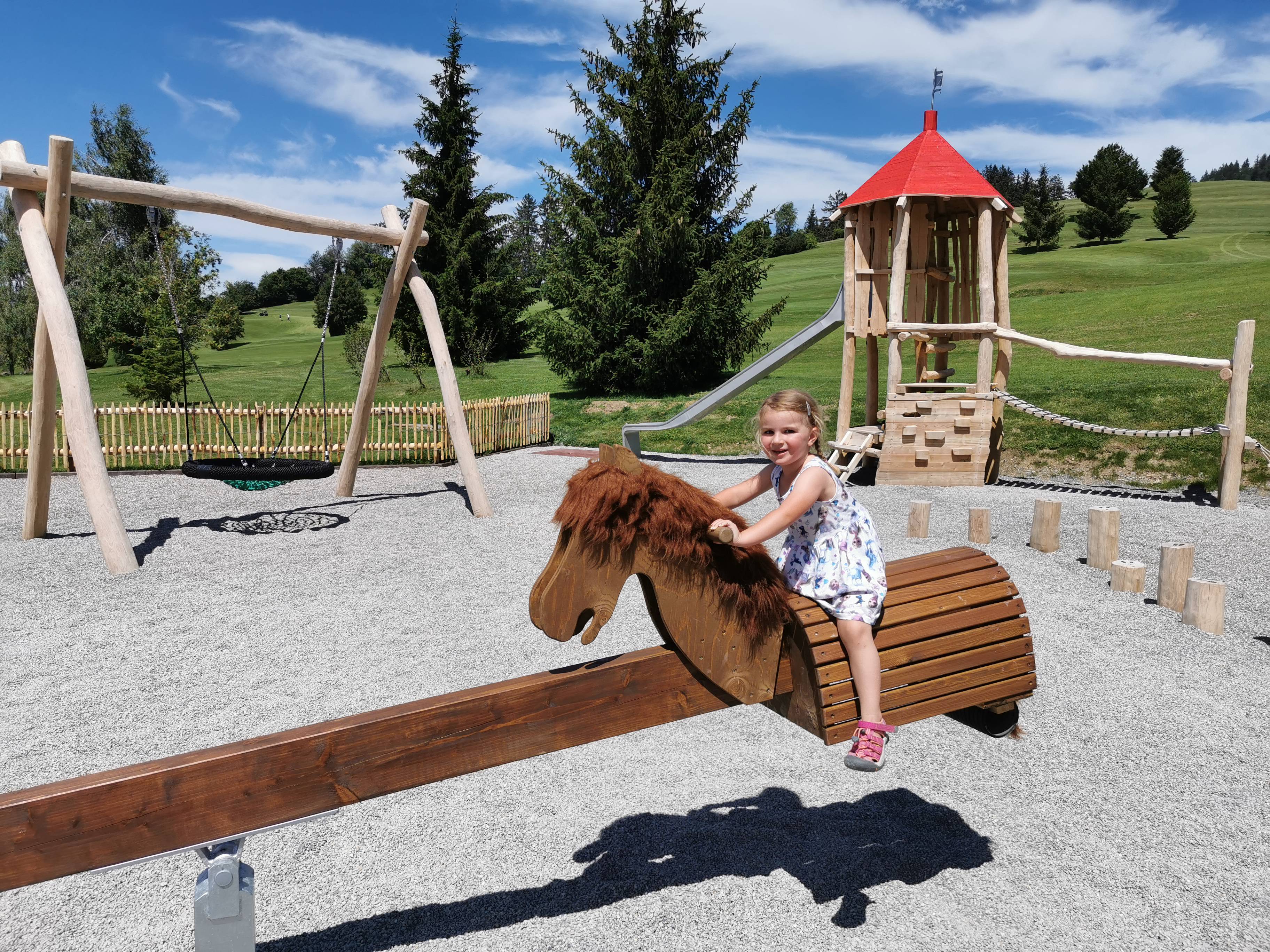 Wippe Spielplatz Hotel Dein Engel