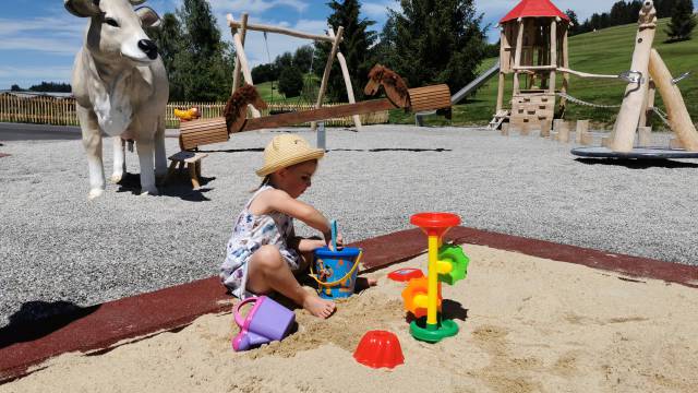 Sandkasten Kinderspielplatz Hotel Dein Engel