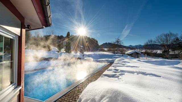 Beheizter Außenpool Hotel Dein Engel