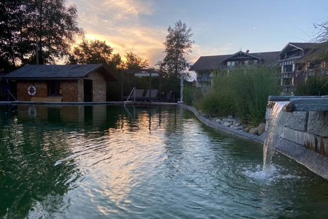 Schwimmteich Hotel Dein Engel Oberstaufen