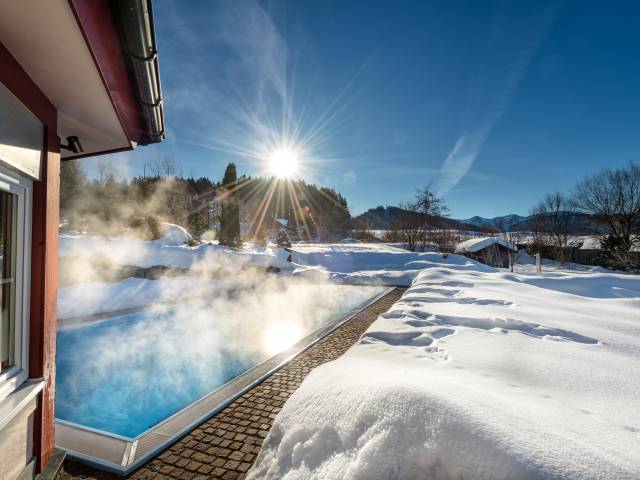 Beheizter Außenpool Hotel Dein Engel