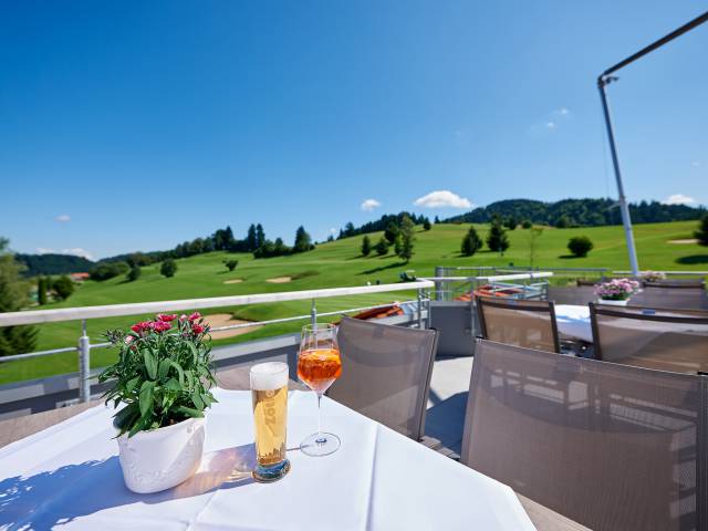 Gastronomie auf Dachterrasse