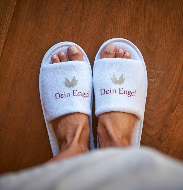 Badeslipper Hotel Dein Engel