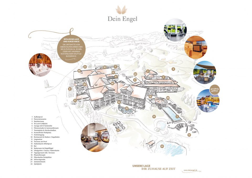 Explore our home: Dein Engel.
Your Resort. - Hotel Dein Engel Oberstaufen