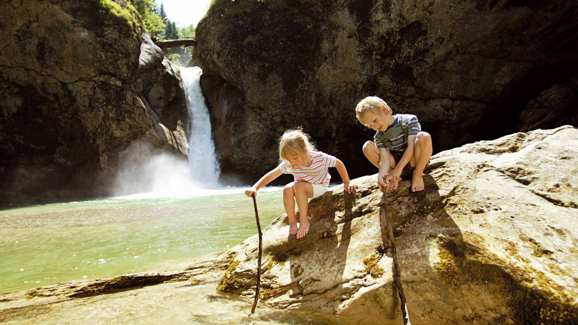 Ausflug zu den Buchenegger Wasserfällen
