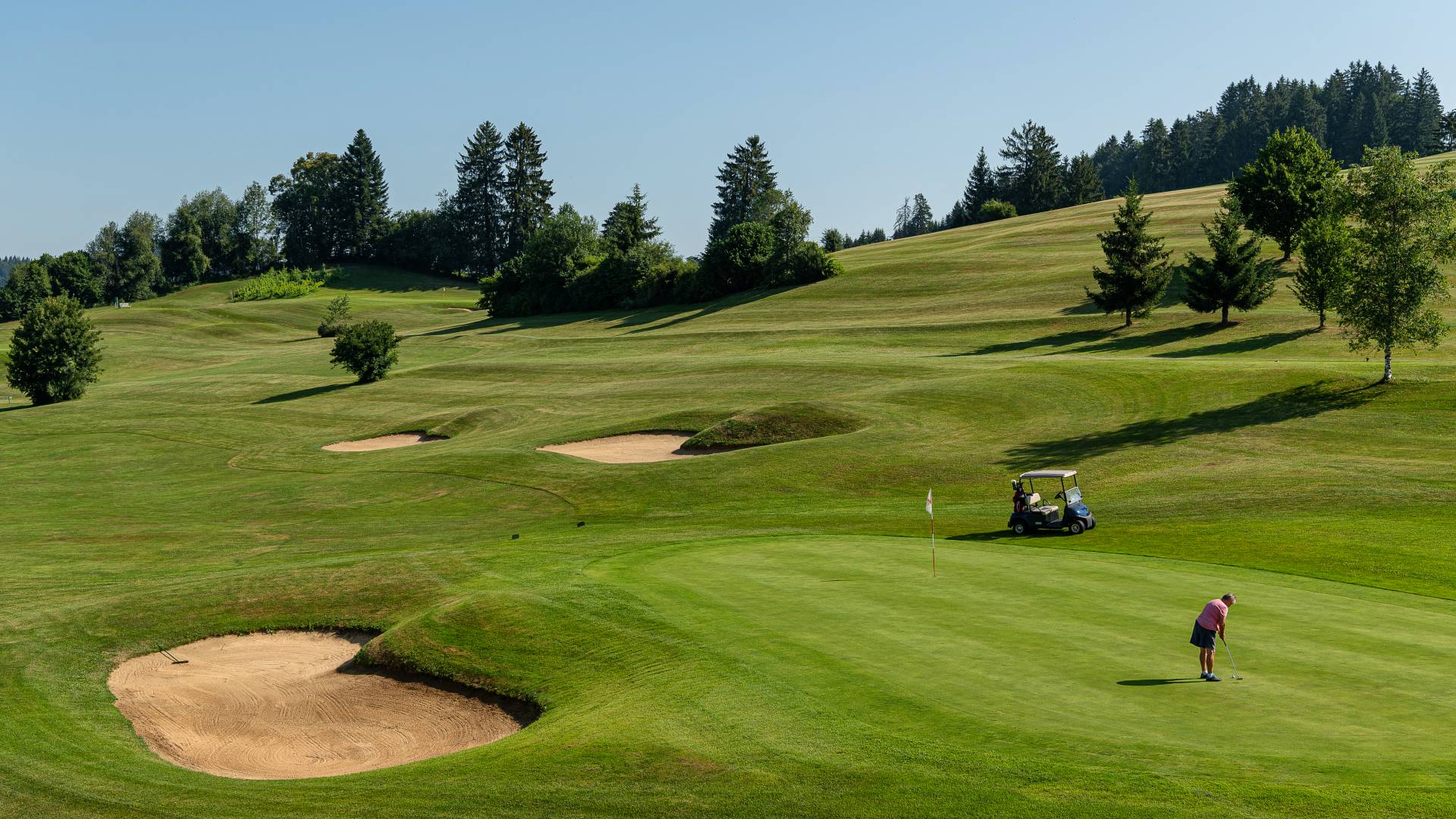 Golf course in Oberstaufen