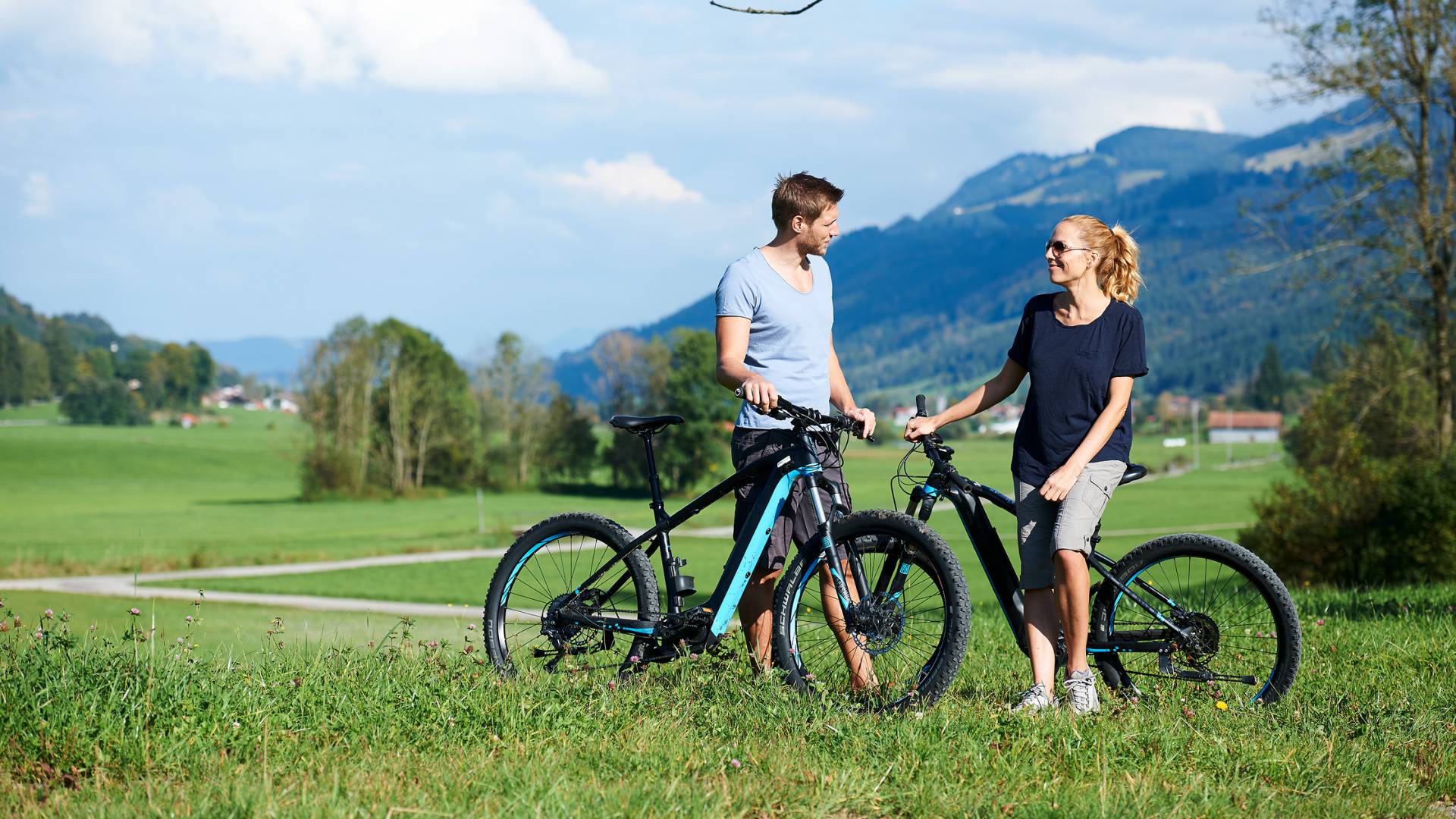 E-Bike fahren im Allgäu