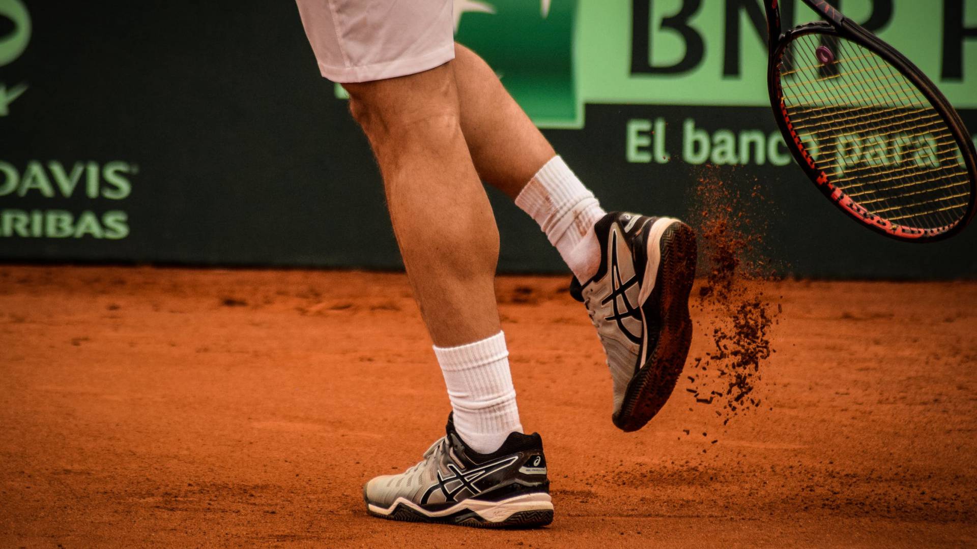 Tennis spielen Tennisplatz