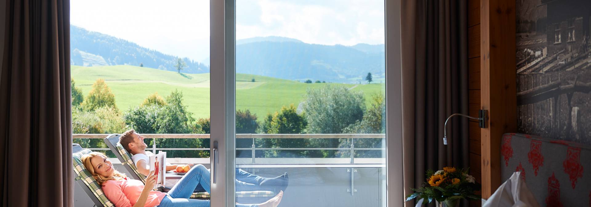 Auszeit auf Balkon Doppelzimmer Dein Engel